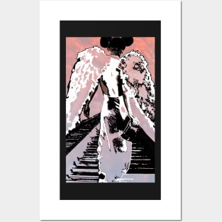 she’s a fallen angel walking with grace honey Posters and Art